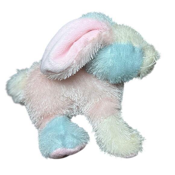 Webkinz Cotton Candy Bunny White Terrier Puppy Dog Pair NO Code Plush Animals - Picture 6 of 16